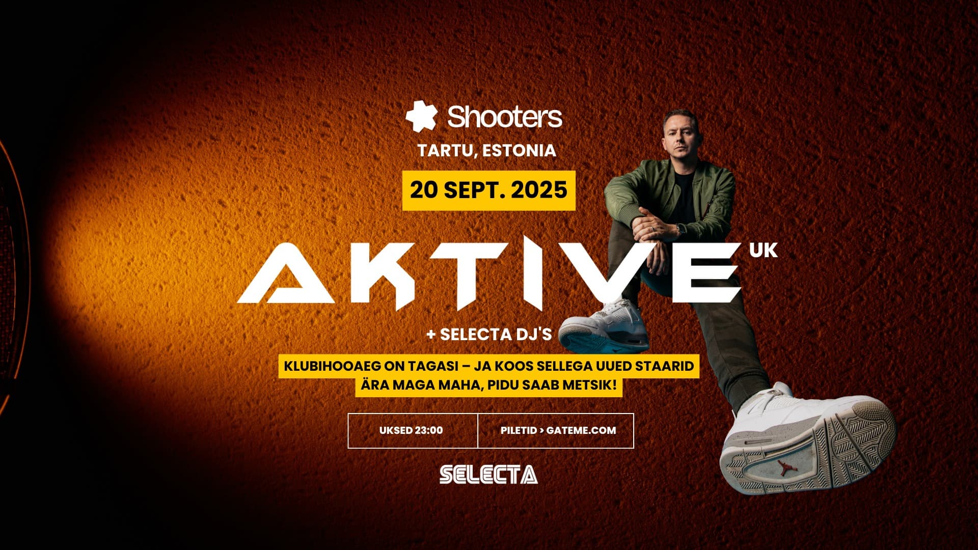 Selecta: ACTIVE (UK) @ Tartu
