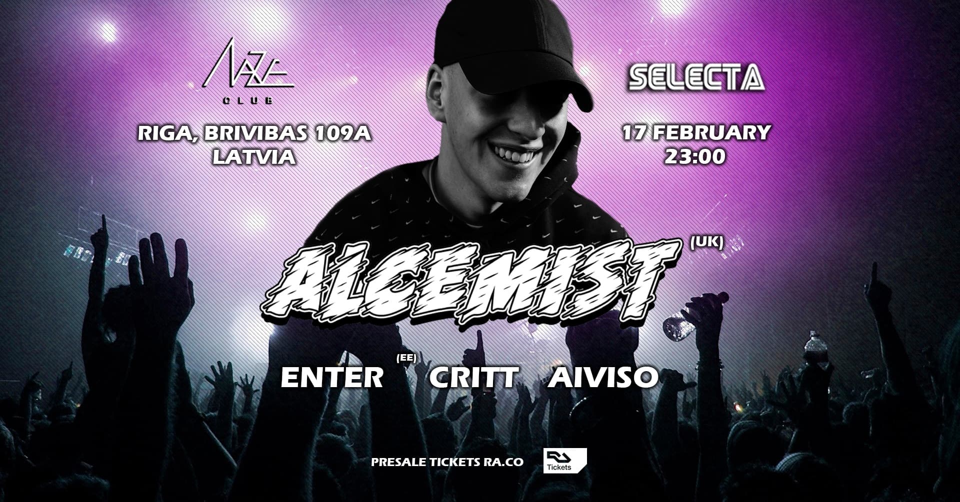 Selecta: Alcemist (UK) @ Riga