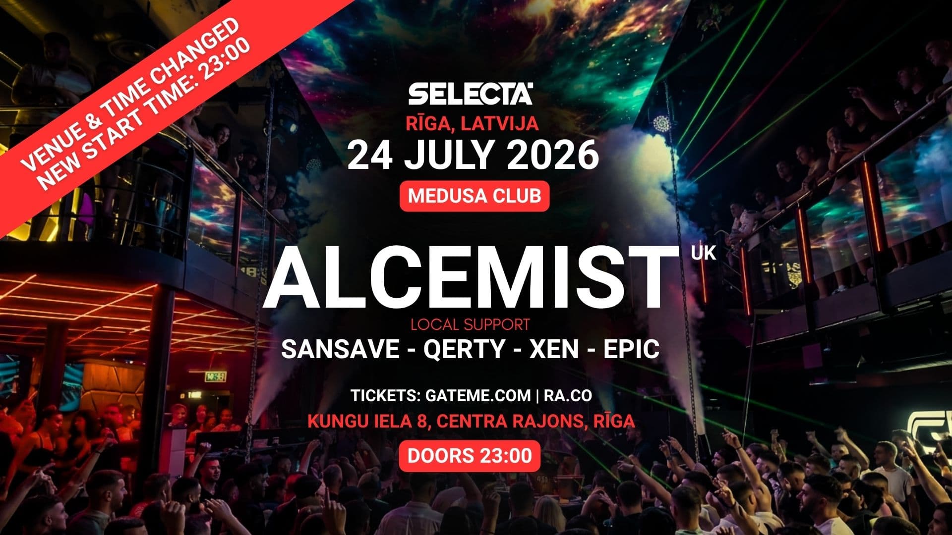 Selecta: Alcemist (UK) @ Riga