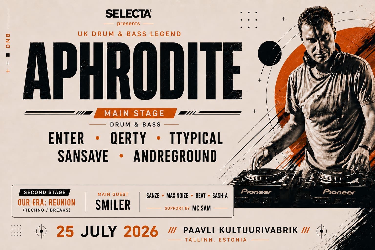 Selecta: APHRODITE (UK) @ Tallinn