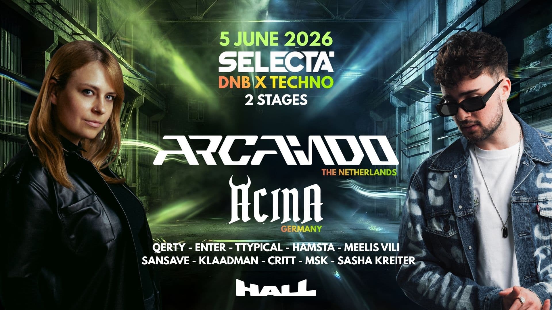 Selecta: DNB x TECHNO @ Hall
