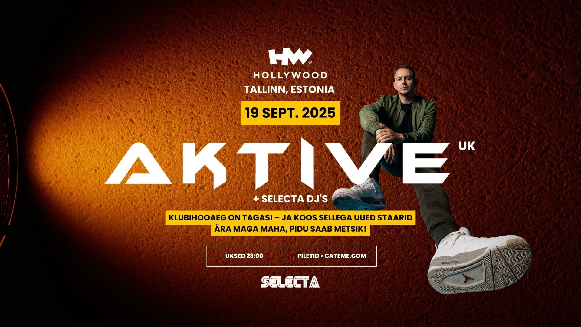 Selecta: AKTIVE (UK) @ Tallinn