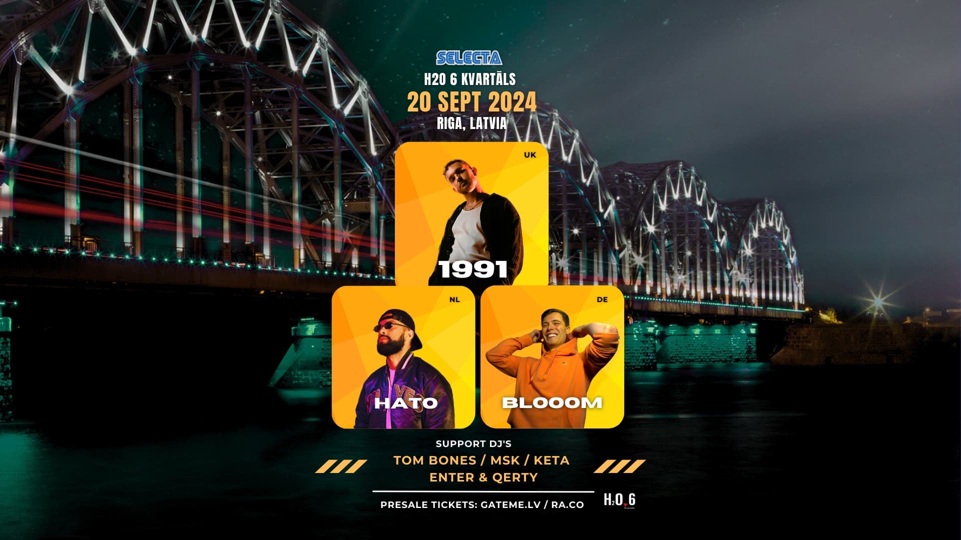Selecta: 1991 (UK) / Hato (NL) / Blooom (DE)