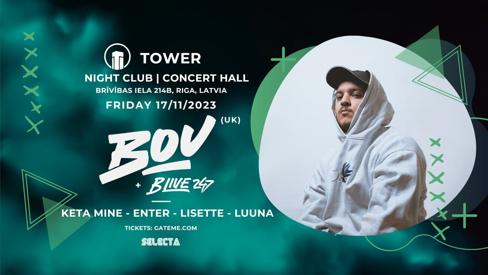 Selecta: BOU (UK) @ Tower Club