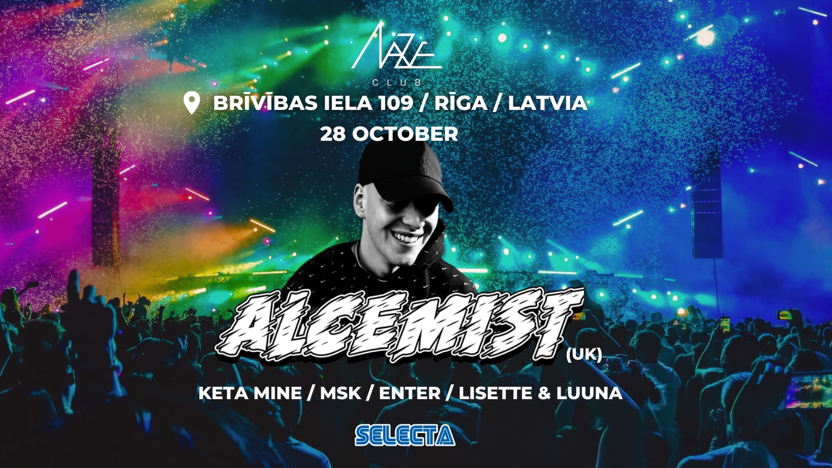 Selecta: Alcemist (UK) @ Riga