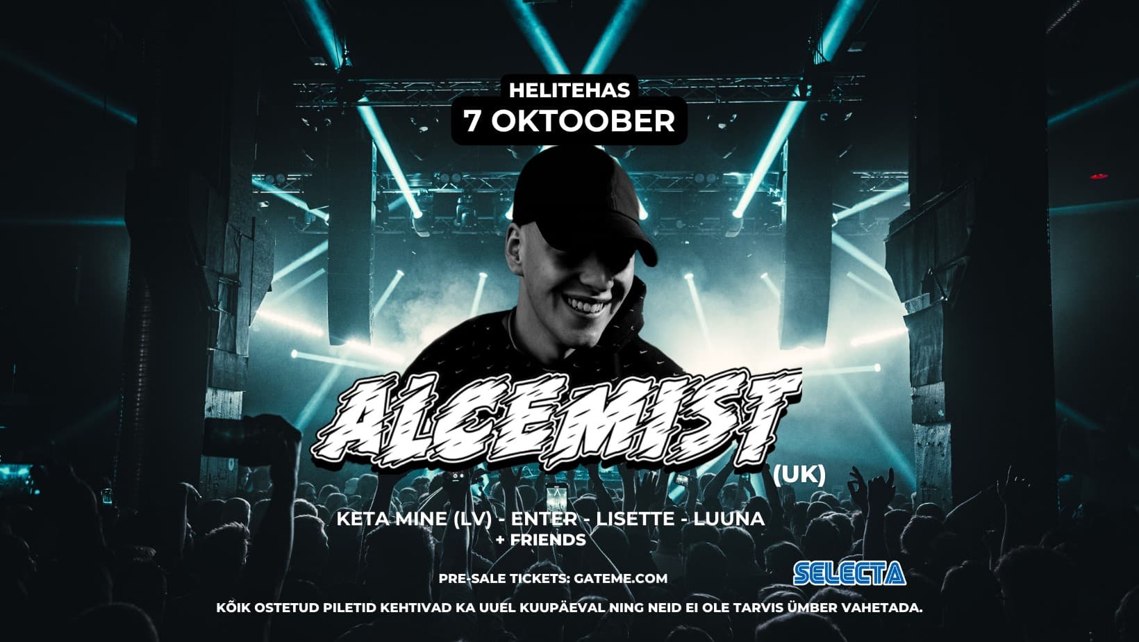 Selecta: Alcemist (UK) @ Helitehas