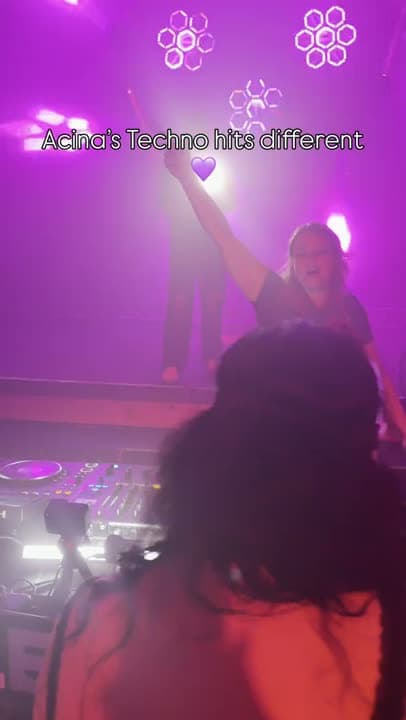 Acina’s Techno hits different 💜